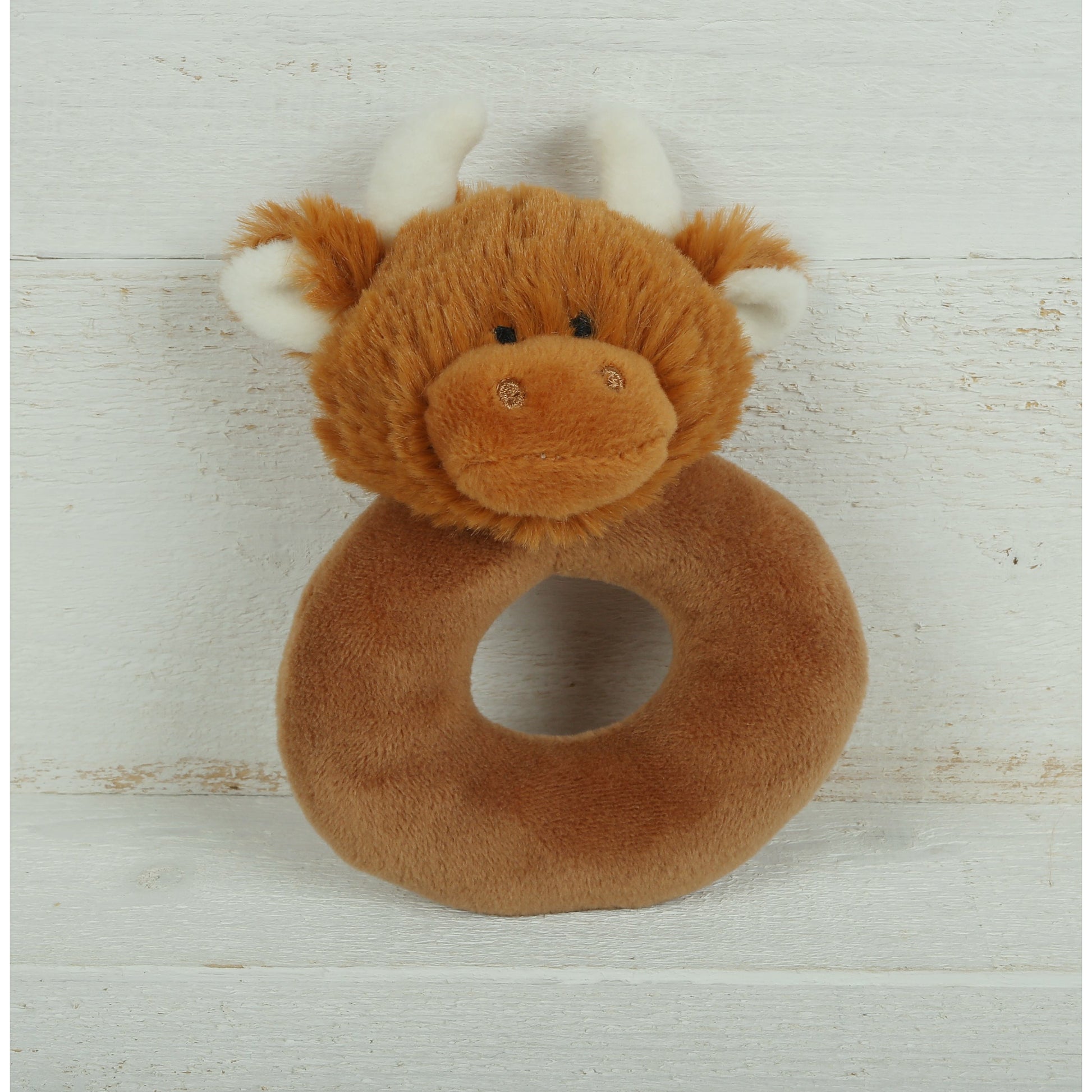 Baby Highland Cow Rattle by Jomanda