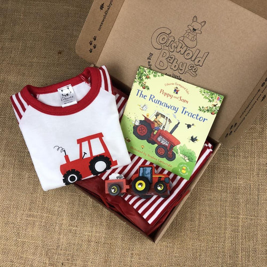 The Little Red Tractor Gift Set by Cotswold Baby Co
