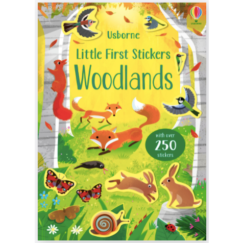 Little First Stickers Woodland book by Usborne