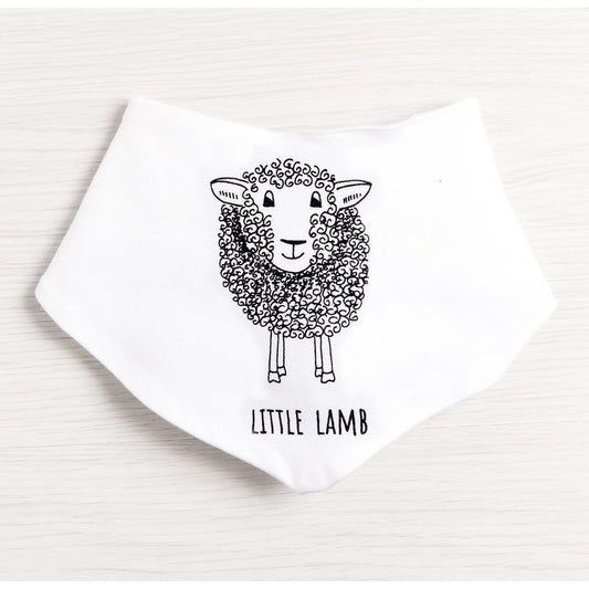 Louis Lamb Bib- Cotswold Baby Co