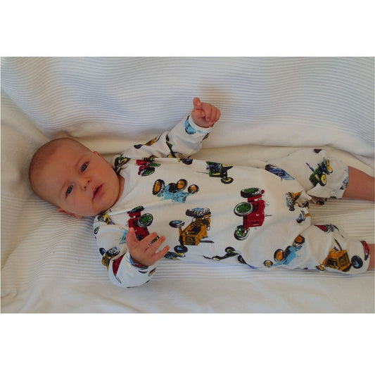 Tractor Baby Sleepsuit