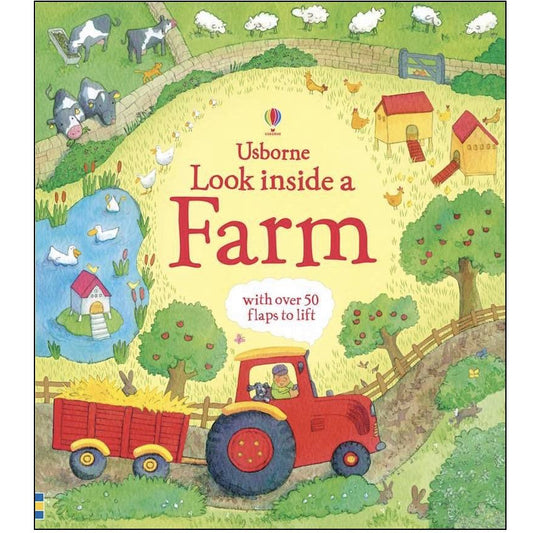 Look Inside a Farm Book | Usborne