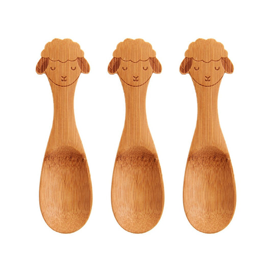 Baa Baa Bamboo Spoons (Set of 3) | Sass & Belle