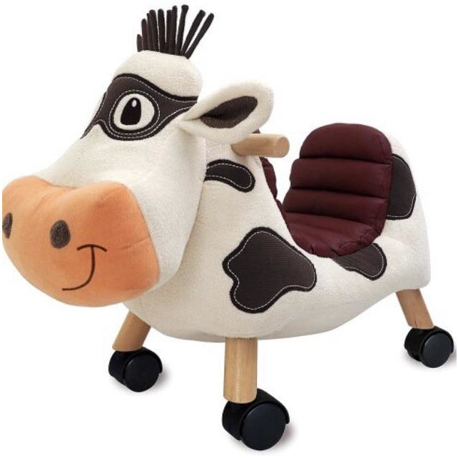 moobert ride on kids cow toy by little bird told me | Cotswold Baby Co