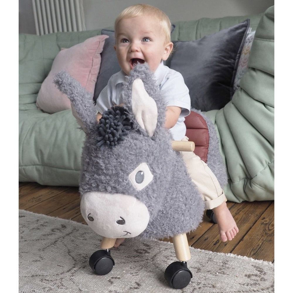 little boy riding Bojangles ride on toy by little bird told me | Cotswold Baby Co