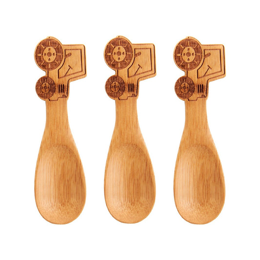 Tractor Bamboo Spoons (Set of 3) | Sass & Belle