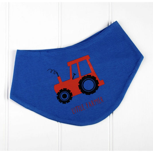 Henry The Little Red Tractor Blue Bib | Cotswold Baby Co