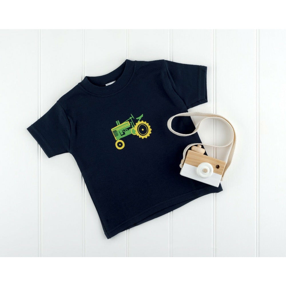 Percy the vintage tractor short sleeve t-shirt by Cotswold Baby Co.
